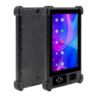 Τραχύ PC 8 ίντσα 4G ταμπλετών cOem οθόνης αφής Nfc Rfid δακτυλικών αποτυπωμάτων ασφάλειας βιομετρικό
