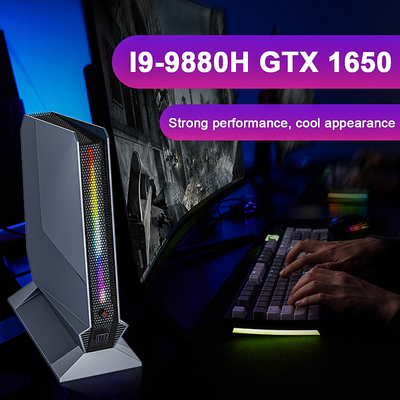 Αγορά Το έξοχο I9 9880H PC υπολογιστών γραφείου 9ου τυχερού παιχνιδιού μίνι με Win10 αφιέρωσε την τηλεοπτική κάρτα 1650 4GB online manufacture