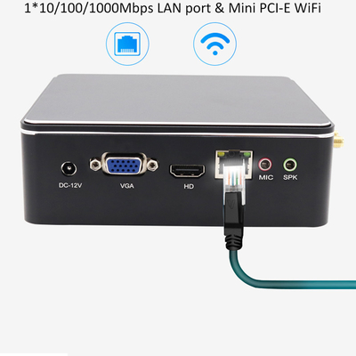 Αγορά Mini Computer Industrial Intel I3 4005U 5005U I5 4200U 5200U HD Graphics 500 Portable Fanless Industrial Win10 Mini PC online manufacture